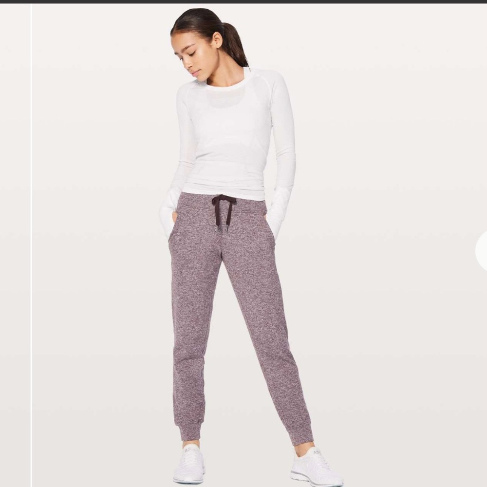 Lululemon Ready To Rulu Pant Heathered Black Cherry Size 4